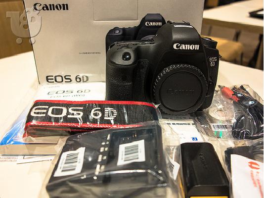 PoulaTo: Canon EOS 6D 20.2 MP DSLR φωτογραφική μηχανή BODY & EF 24-105mm F3.5-5.6 IS Kit STM φακού
